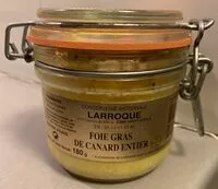 Mängden socker i Foie gras de canard entier