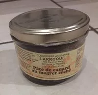 Mängden socker i Pâté de canard au magret séché