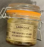 Mängden socker i Foie gras de canard aux griottes confites