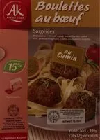 Mängden socker i Boulettes au boeuf