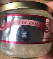 Mängden socker i Rillette de volailles