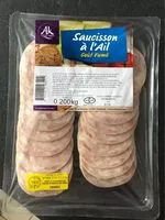 Mängden socker i Saucisson à L'ail Fumé