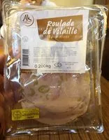 Mängden socker i Roulade Dinde Olives