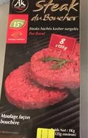 Mängden socker i Steak du boucher