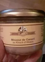 Mängden socker i Mousse de canard