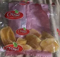 Mängden socker i Mangues déshydratées lamelles