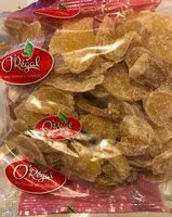 Mängden socker i Gingembres déshydratés