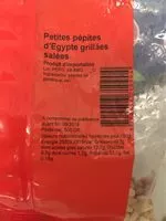 Mängden socker i Graines de courges grillees