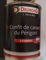 Mängden socker i Confit de canard