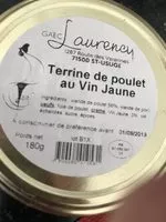 Mängden socker i Terrine de poulet au vin jaune