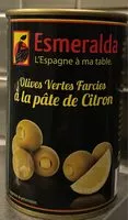 Mängden socker i Olives vertes à la pâte de citron