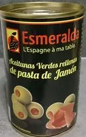 Mängden socker i Olives vertes farcies à la pâte de jambon