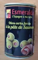 Mängden socker i Olives vertes farcies à la pâte de saumon
