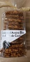 Mängden socker i Cookie d'avoine bio à la noix de coco