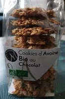 Mängden socker i Cookies d'Avoine Bio au Chocolat