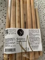 Mängden socker i Gressins à l’huile d’olive