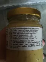 Mängden socker i Moutarde au thym et à l ail