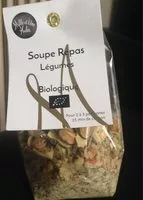 Mängden socker i Soupe repas legumes biologique