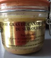 Mängden socker i Foie gras de canard