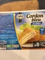 Mängden socker i Cordon Bleu de dinde