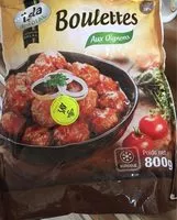 Mängden socker i Boulettes aux oignons