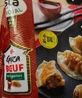 Mängden socker i Gyoza bœuf halal