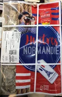 Mängden socker i Huîtres de Normandie