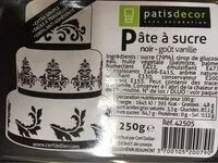 Mängden socker i Pate a sucre