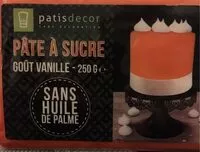 Mängden socker i Pate a sucre