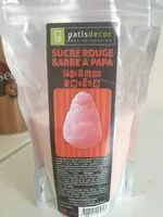 Mängden socker i Sucre rouge barbe à papa
