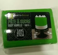 Mängden socker i Pâte à sucre gout vanille