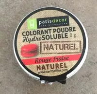 Mängden socker i Colorant poudre