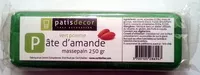 Mängden socker i Pâte d'amande vert pomme