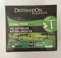 Mängden socker i Destination Prémium - Thé Vert Nature