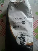 Mängden socker i L'Arabica Café en grains Rond et savoureux. Intensité 5.