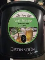 Mängden socker i Thé vert bio, vert menthe, frais et corsé, Chine