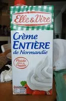 Mängden socker i Crème entière de Normandie