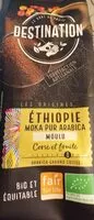 Mängden socker i Ethiopie moka pur arabica