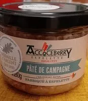 Mängden socker i Pâté de campagne