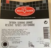 Mängden socker i Jambon serrano grande reserve 15 mois