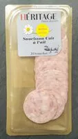 Mängden socker i Saucisson cuit à l'ail