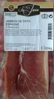Mängden socker i Jambon sec sans nitrite