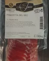 Mängden socker i Pancetta sel sec