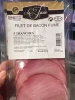 Mängden socker i Filet de bacon fumé