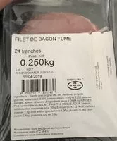 Mängden socker i Filet de bacon fume