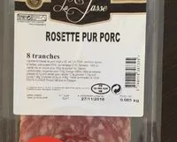 Mängden socker i Rosette pur porc