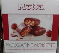 Mängden socker i Nougatine noisette
