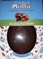 Mängden socker i Oeuf en chocolat au lait & noisettes