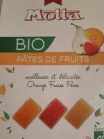 Mängden socker i Pâtes de fruits moelleuses et délicates