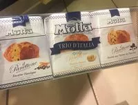 Mängden socker i Motta trio d'italia